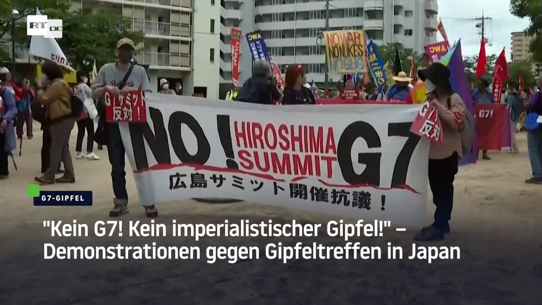 "Kein G7! Kein imperialistischer Gipfel!" – Demonstrationen gegen Gipfeltreffen in Japan