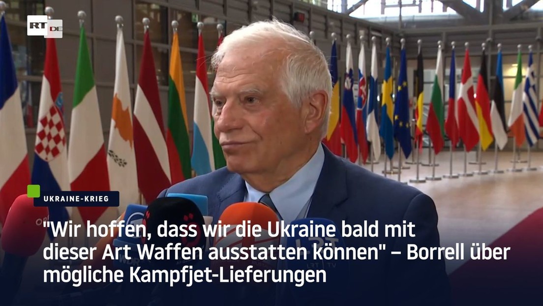 "Wir hoffen, dass wir die Ukraine bald damit ausstatten können" – Borrell über Kampfjet-Lieferungen