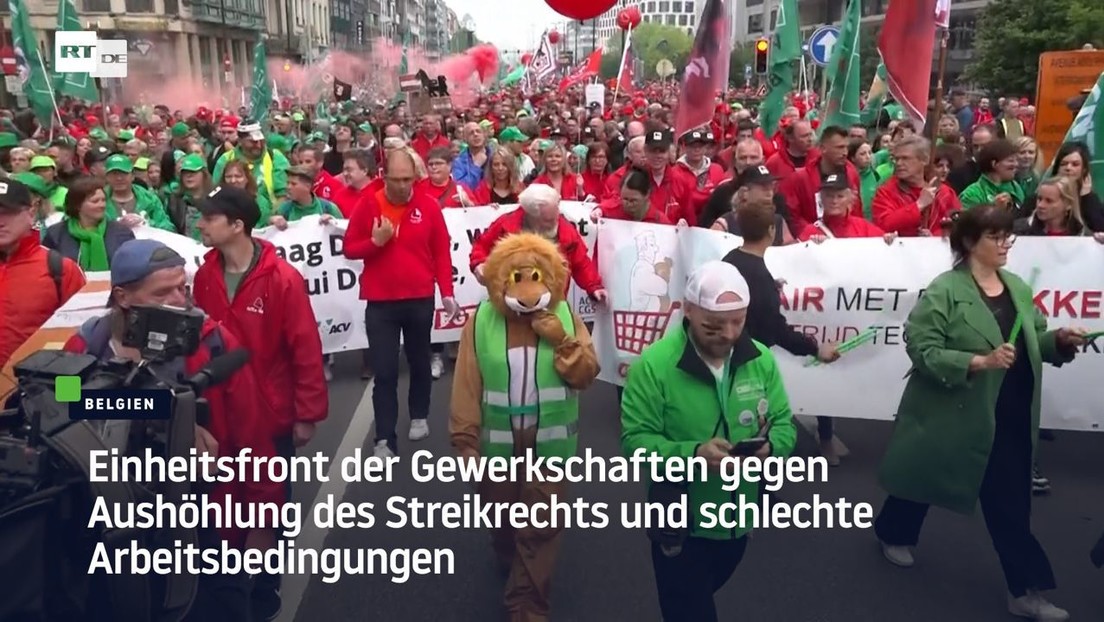 Belgien: Gewerkschaften gegen Aushöhlung des Streikrechts und schlechte Arbeitsbedingungen