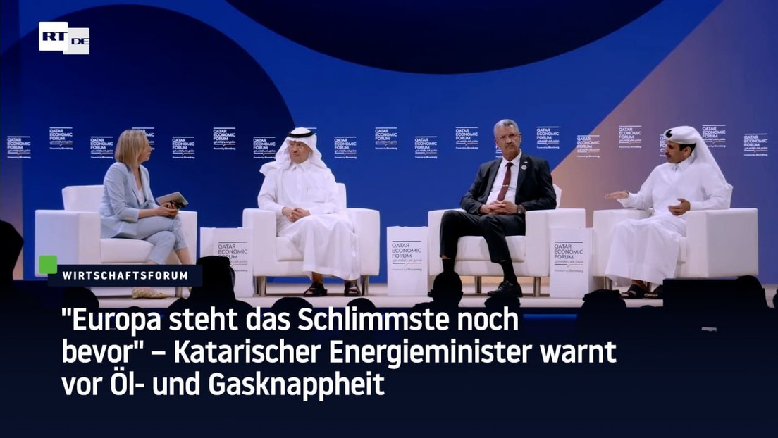 Katarischer Energieminister warnt vor Öl- und Gasknappheit: "Europa steht das Schlimmste noch bevor"