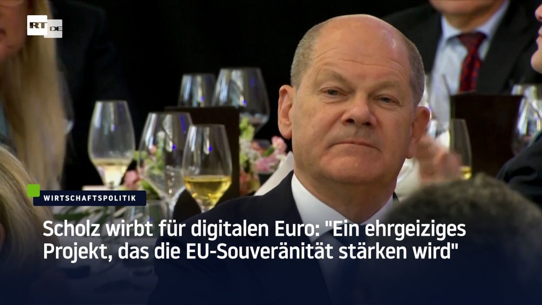 Scholz wirbt für digitalen Euro: "Ein ehrgeiziges Projekt, das die EU-Souveränität stärken wird"