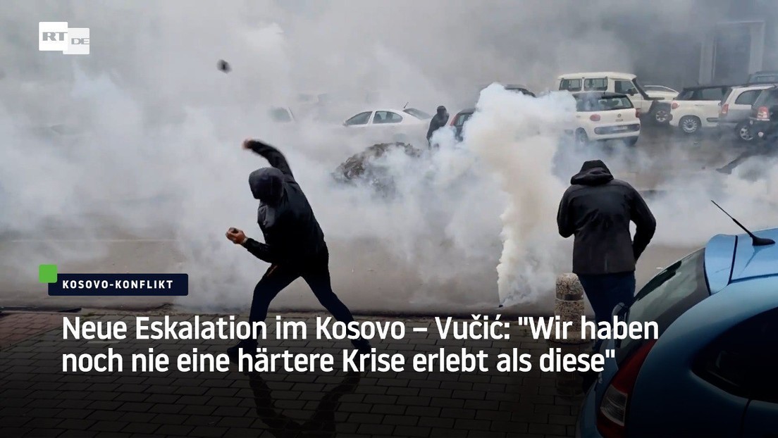 Neue Eskalation im Kosovo – Vučić: "Wir haben noch nie eine härtere Krise erlebt als diese"