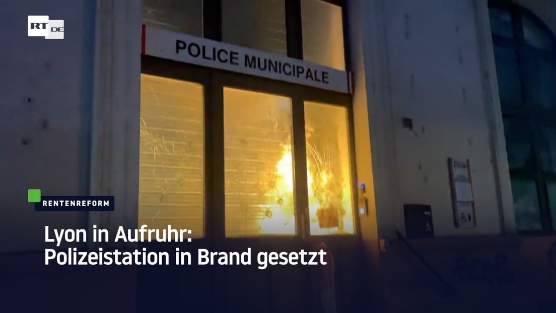 Lyon in Aufruhr: Polizeistation in Brand gesetzt