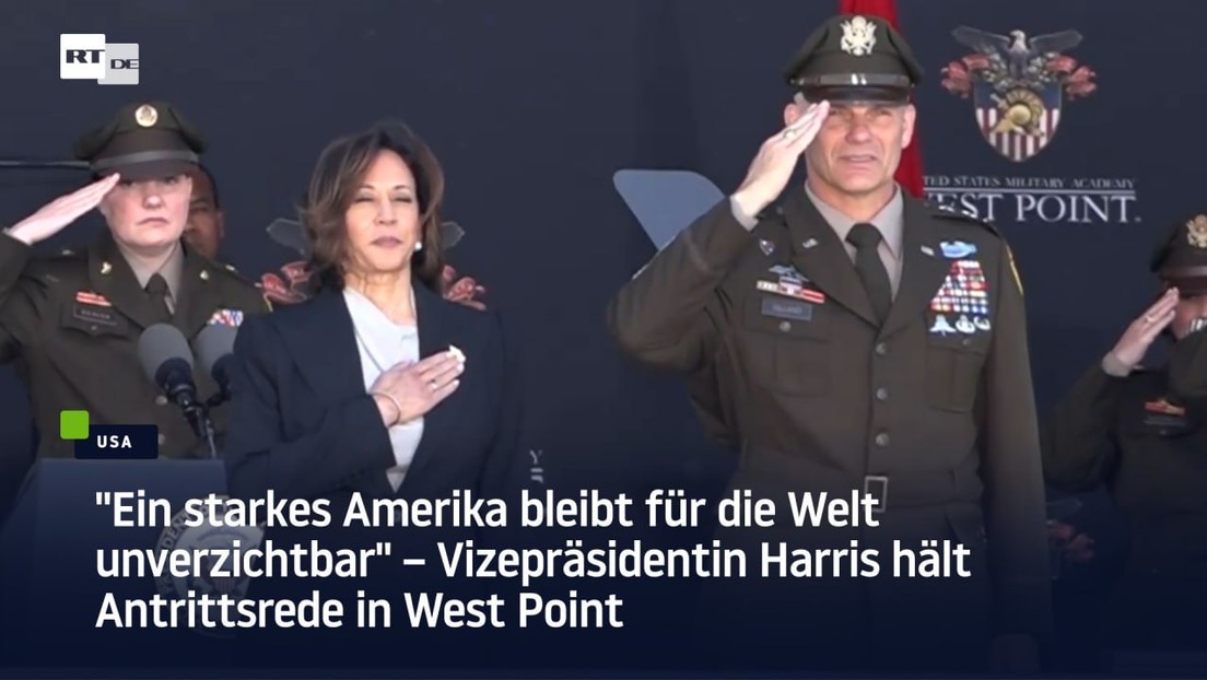 "Ein starkes Amerika bleibt für die Welt unverzichtbar" – Vizepräsidentin Harris in West Point