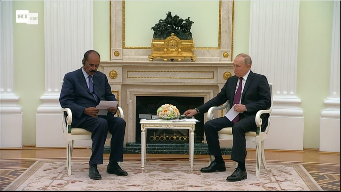 LIVE: Putin spricht mit Präsident von Eritrea Afewerki