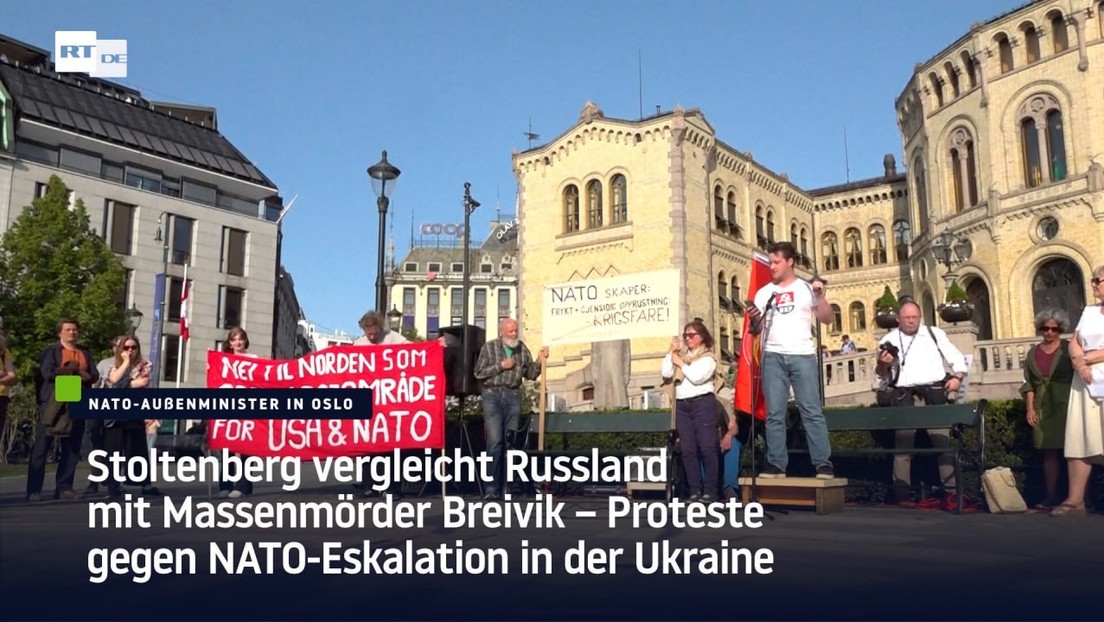 Stoltenberg vergleicht Russland mit Massenmörder Breivik – Proteste gegen NATO-Eskalation in Ukraine