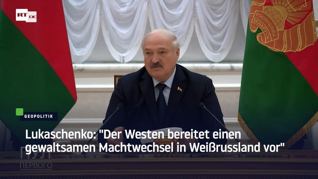 Lukaschenko: "Der Westen bereitet einen gewaltsamen Machtwechsel in Weißrussland vor"
