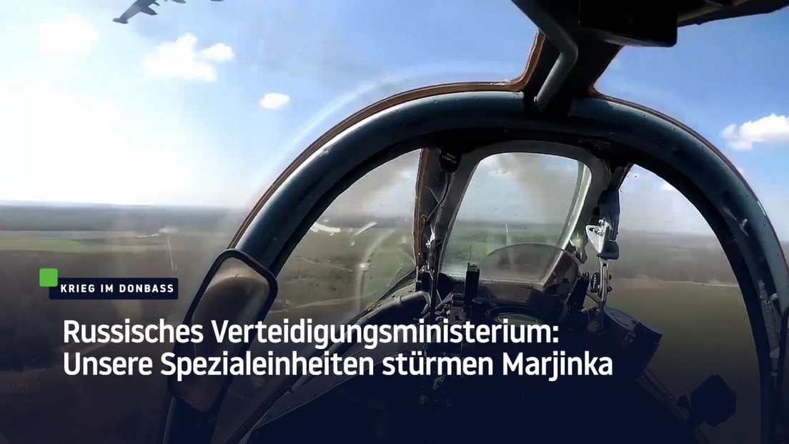 Russisches Verteidigungsministerium: Unsere Spezialeinheiten stürmen Marjinka