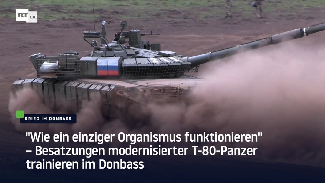 "Wie ein einziger Organismus funktionieren" – Besatzungen modernisierter T-80-Panzer beim Training