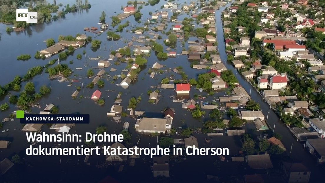 Wahnsinn: Drohne dokumentiert Katastrophe in Cherson