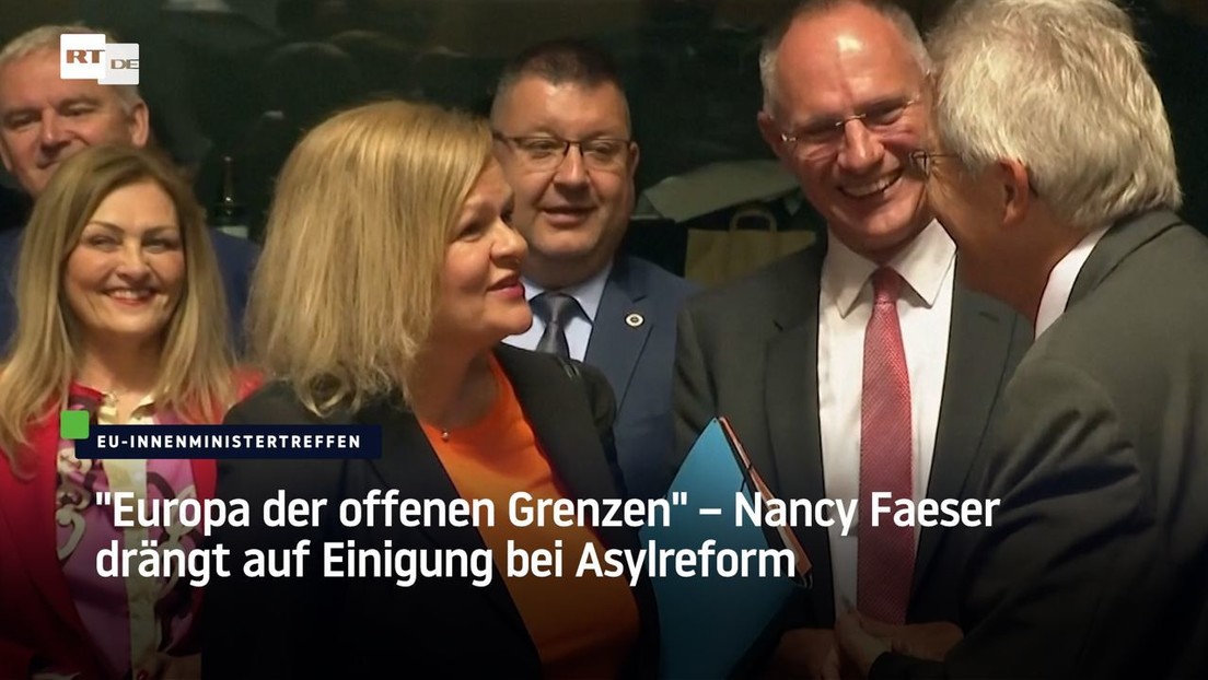 "Europa der offenen Grenzen" – Nancy Faeser drängt auf Einigung bei Asylreform
