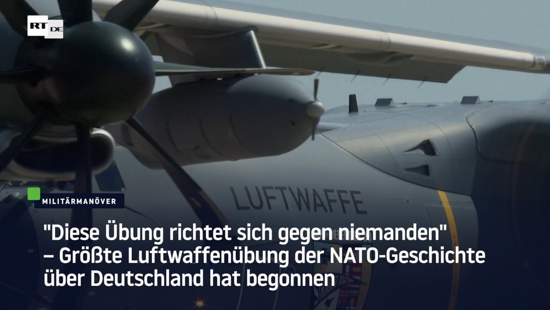 "Richtet sich gegen niemanden" – Größtes Luftwaffen-Manöver der NATO-Geschichte über Deutschland