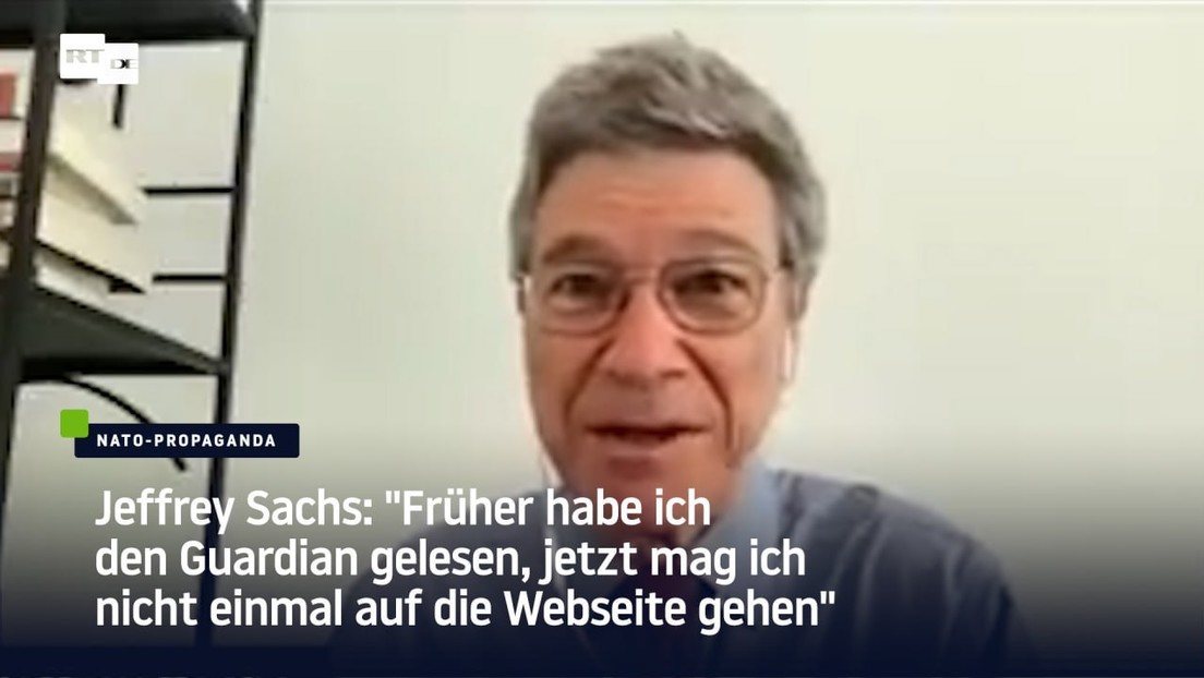 Jeffrey Sachs: "Früher habe ich den Guardian gelesen, jetzt mag ich nicht einmal auf die Webseite"