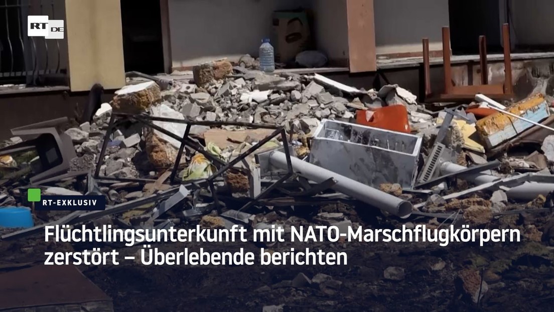 RT-Exlusiv: Flüchtlingsunterkunft mit NATO-Marschflugkörpern zerstört – Überlebende berichtеn