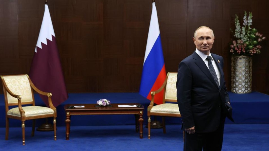 Putin spricht mit Katars Premier- und Außenminister Al Thani