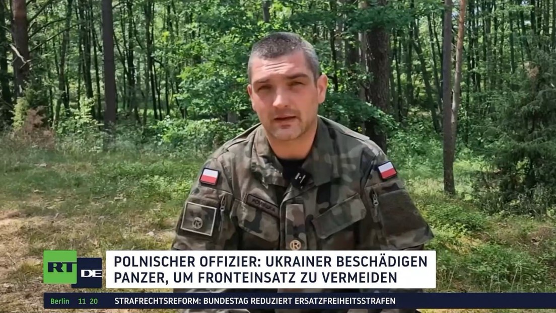 Polnischer Offizier: Ukrainer Beschädigen Panzer, Um Fronteinsatz Zu ...