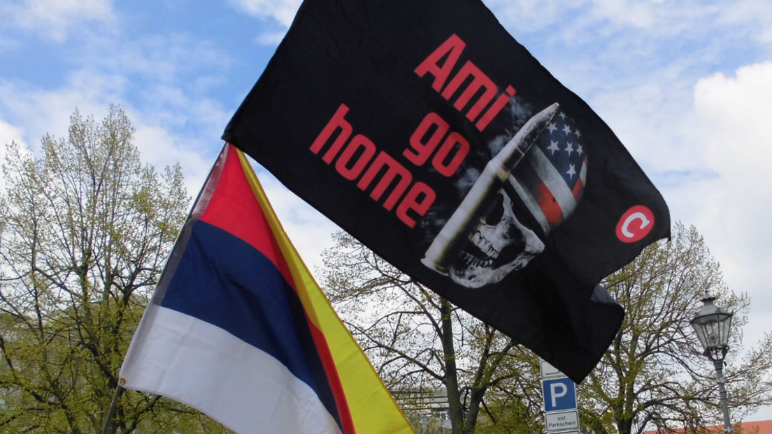 Stopp Ramstein: US-Stützpunkt dient als Umschlagsplatz für Waffen in die Ukraine