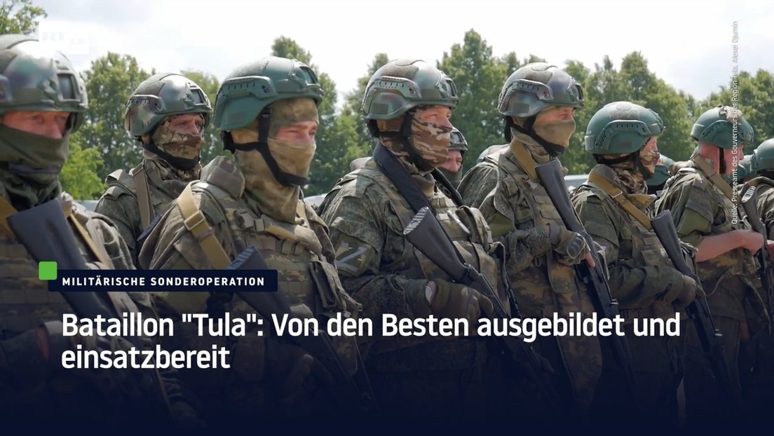 Bataillon "Tula": Von den Besten ausgebildet und einsatzbereit