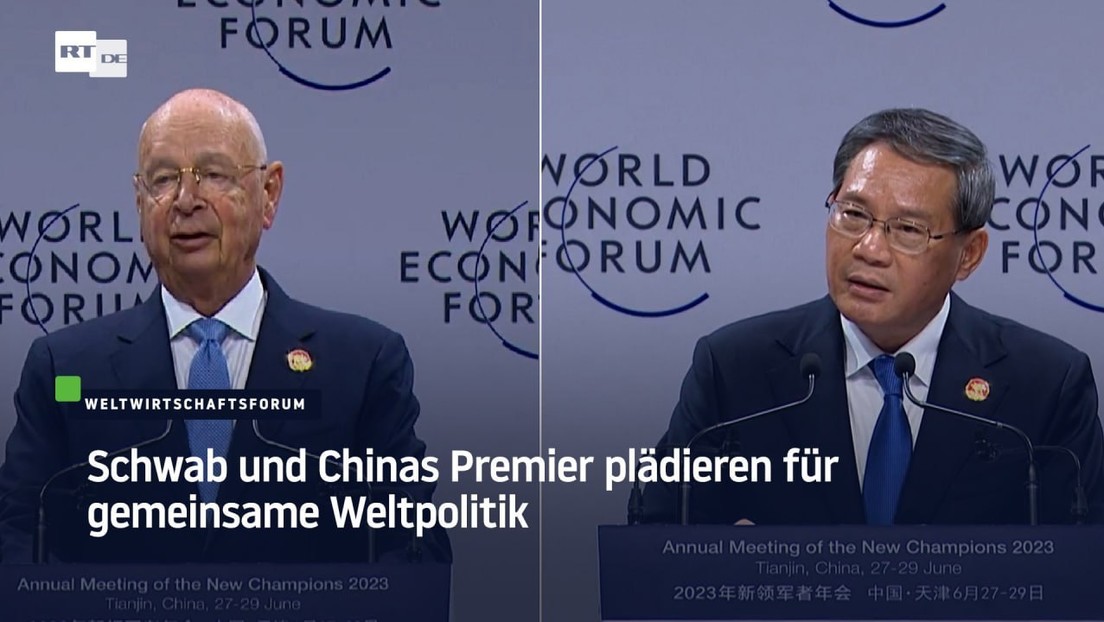 Chinas Premier fordert bei Weltwirtschaftsforum Ende der NATO-Einkreisung