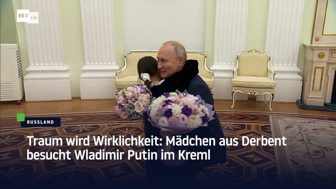 Traum wird Wirklichkeit: Mädchen aus Derbent besucht Wladimir Putin im Kreml