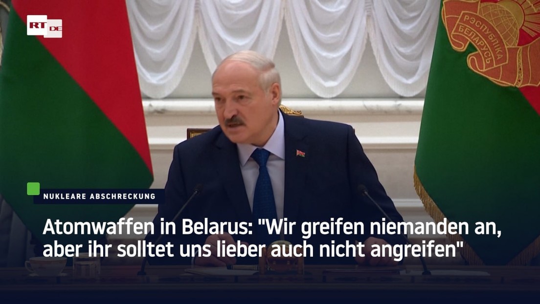 Atomwaffen In Belarus: "Wir Greifen Niemanden An, Aber Ihr Solltet Uns ...