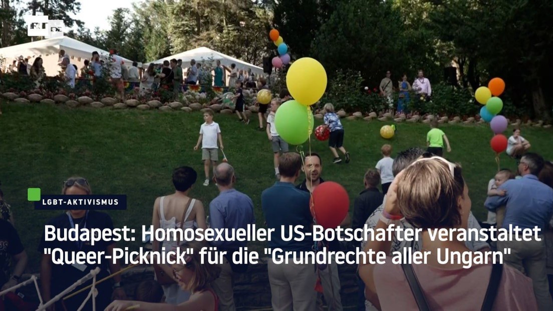 US-Botschafter veranstaltet LGBTQ-Picknick in Ungarn: "Abschaffung von schädlichen Gesetzen"