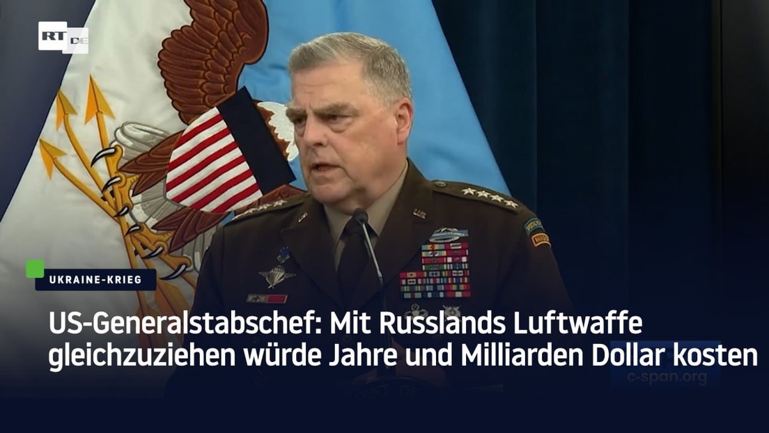 US-Generalstabschef: Mit Russlands Luftwaffe gleichzuziehen würde Jahre und Milliarden Dollar kosten