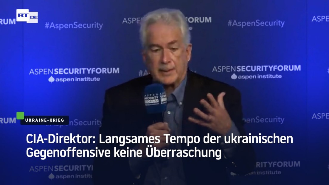 CIA-Direktor: Langsames Tempo der ukrainischen Gegenoffensive keine Überraschung