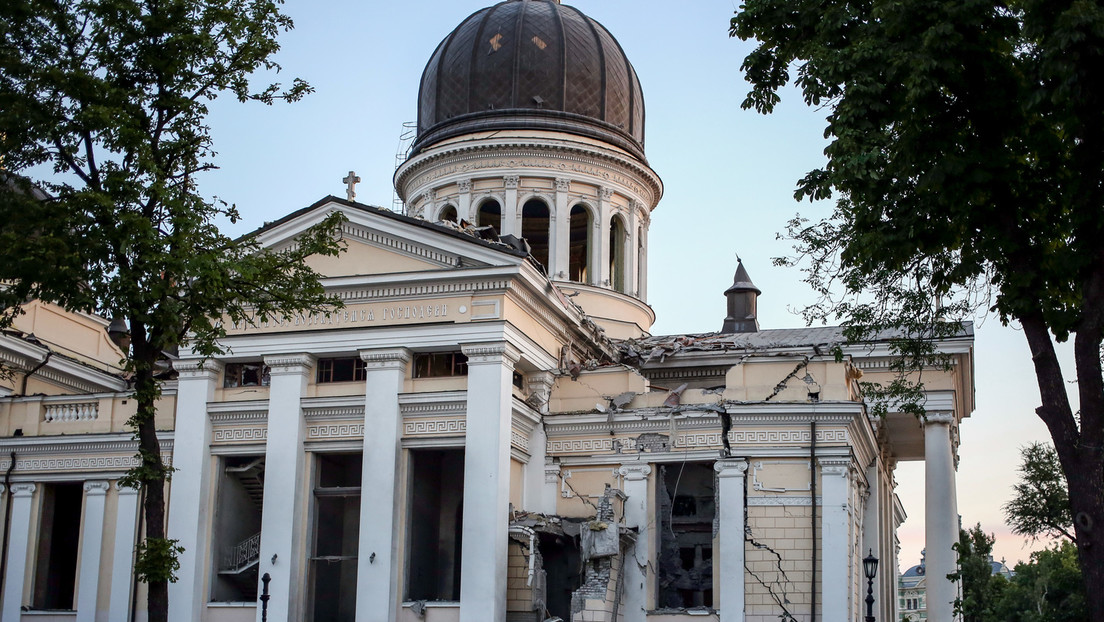 Moskau: Beschädigung der Kathedrale in Odessa durch ukrainische Flugabwehrrakete