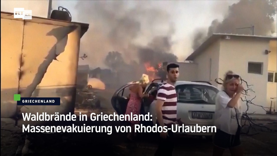 Wenn Urlaub zum Horror wird: Massenevakuierung auf Rhodos wegen Waldbränden