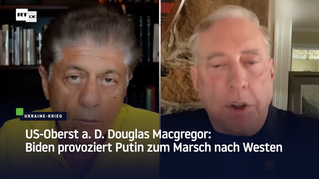 US-Oberst a. D. Douglas Macgregor: Biden provoziert Putin zum Marsch nach Westen
