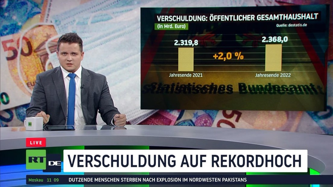 Deutsche Staatsverschuldung steigt auf Rekordhoch