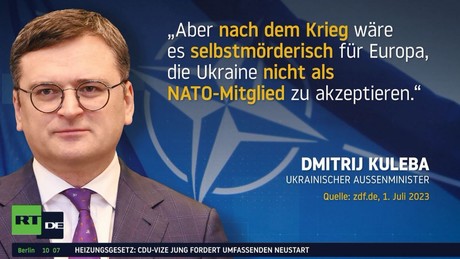 Kein Spaßbesuch: Selenskij fordert vor NATO-Gipfel klare Entscheidung über Ukraine-Mitgliedschaft
