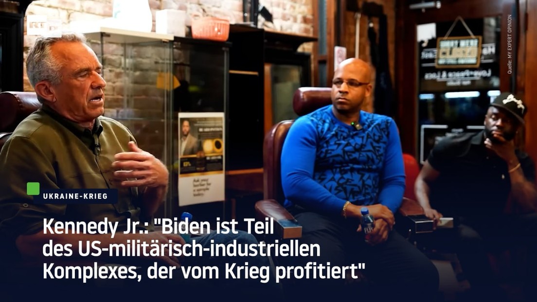 Kennedy Jr.: "Biden ist Teil des US-militärisch-industriellen Komplexes, der vom Krieg profitiert"