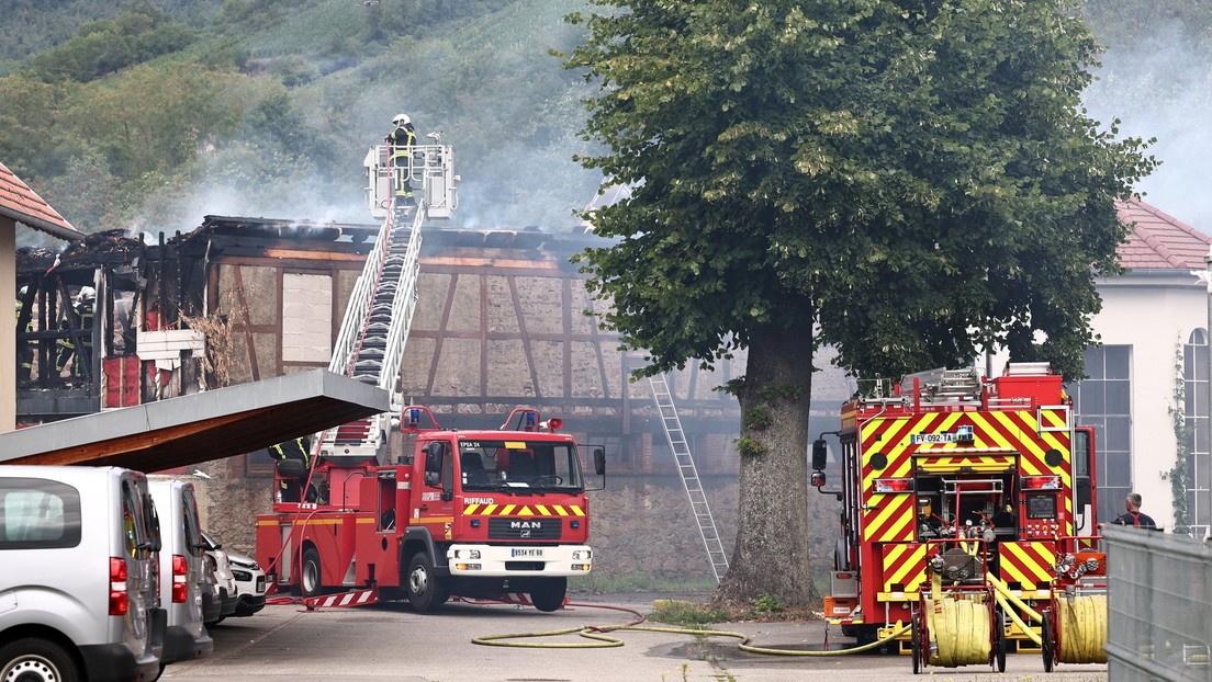 Brand in französischem Gasthaus: Feuerwehr findet zehn Tote