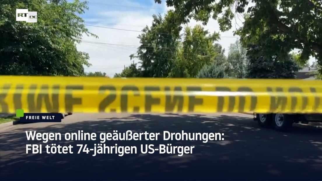 Wegen online geäußerter Drohungen: FBI tötet 74-jährigen US-Bürger