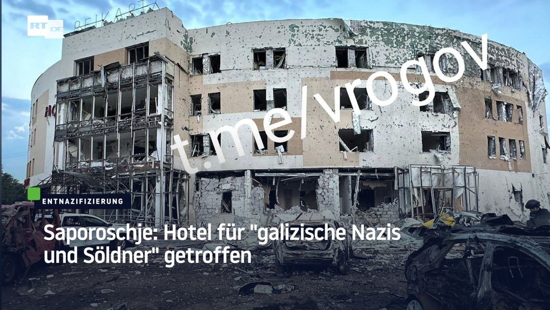 Hotel für "galizische Nazis und Söldner" in Saporoschje getroffen