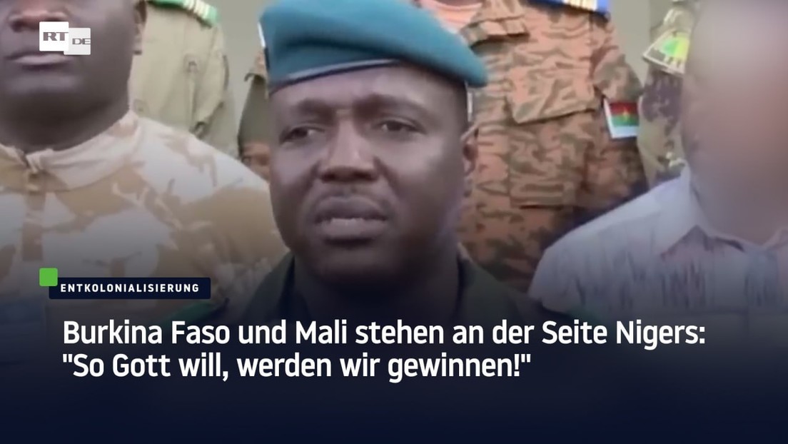 Burkina Faso und Mali stehen an der Seite Nigers: "So Gott will, werden wir gewinnen!"