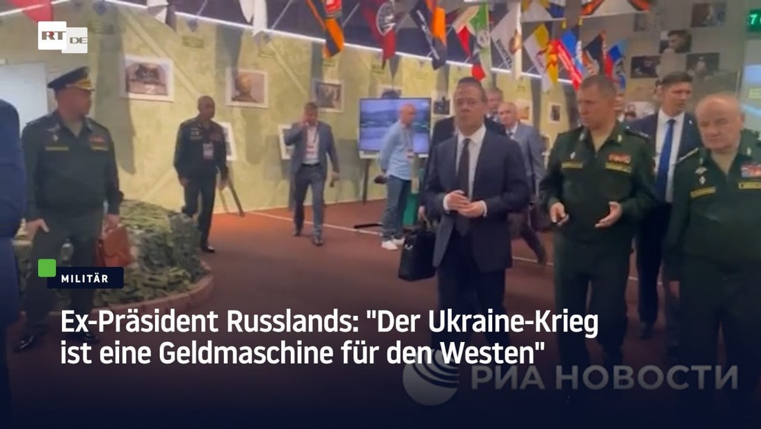 Ex-Präsident Russlands: "Der Ukraine-Krieg ist eine Geldmaschine für den Westen"