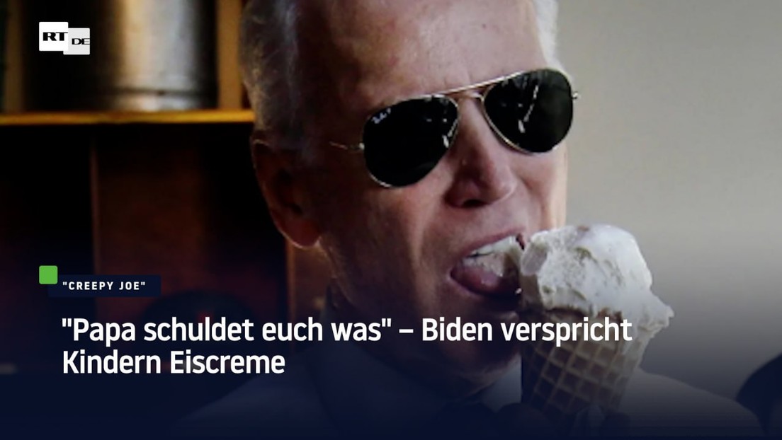 "Papa schuldet euch was" – Biden verspricht Kindern Eiscreme