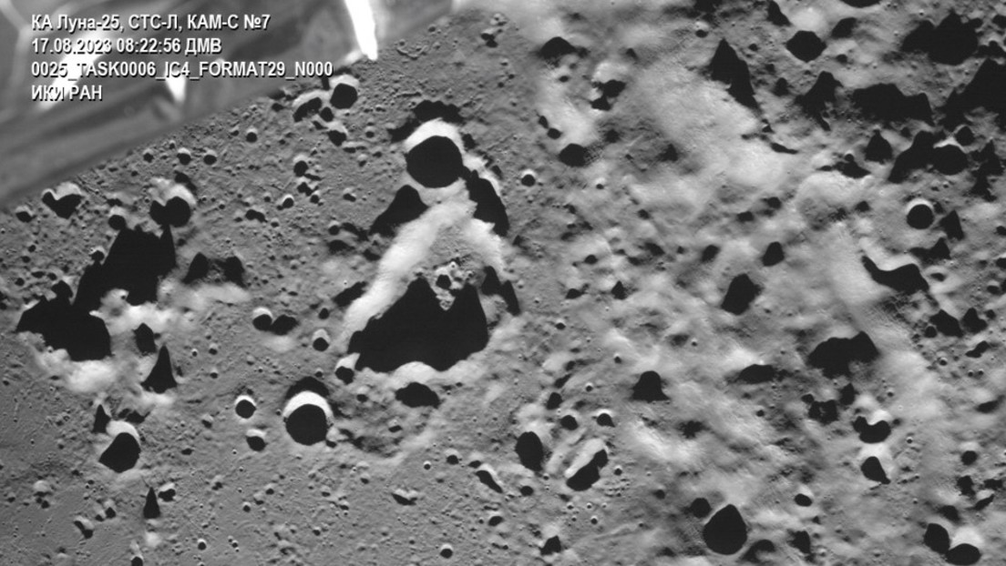 Mondsonde Luna 25 zeigt erstes Bild von der Rückseite des Mondes