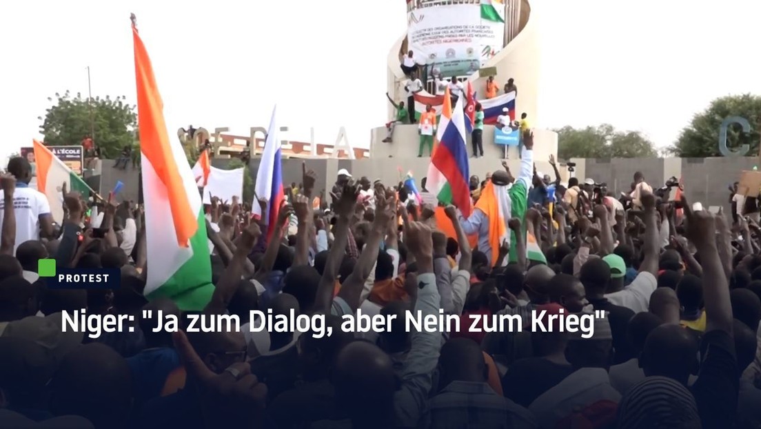 Niger: "Ja zum Dialog, aber Nein zum Krieg"