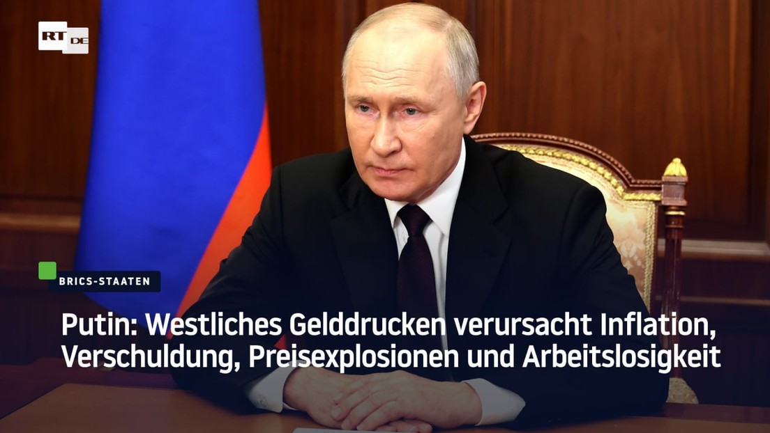 Putin: Entdollarisierung ist unumkehrbar und gewinnt an Tempo
