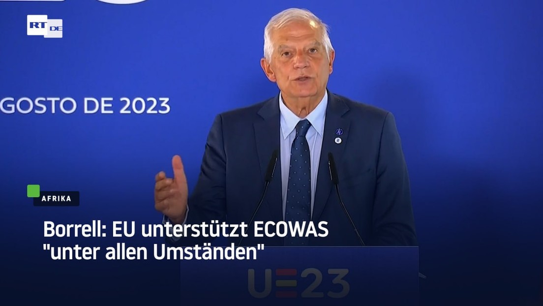Borrell: EU unterstützt ECOWAS "unter allen Umständen"