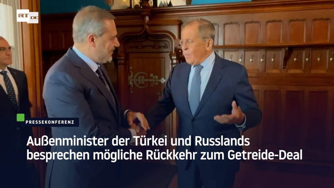 Außenminister der Türkei und Russlands besprechen mögliche Rückkehr zum Getreide-Deal