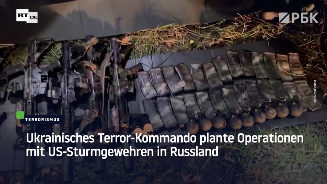Ukrainisches Terror-Kommando plante Operationen mit US-Sturmgewehren in Russland