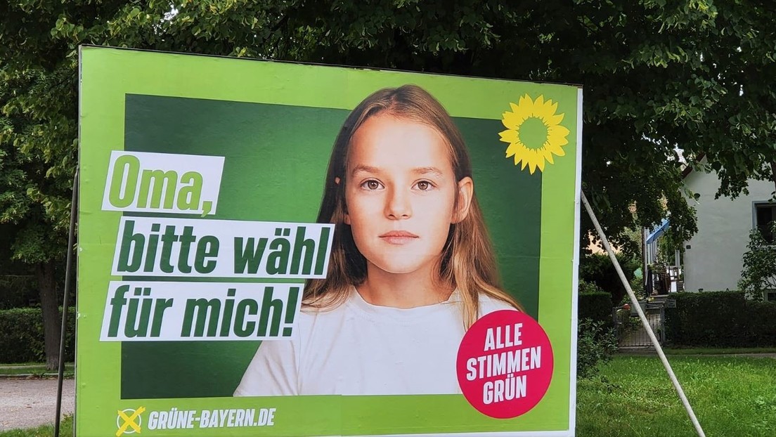 Grünen-Wahlkampf nun mit Enkeltrick: Sinken die Umfragen, müssen wieder die Kinder ran
