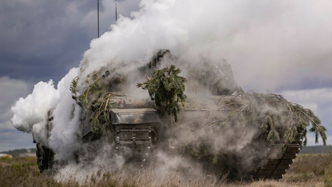 Medienbericht: Russische Armee zerstört den ersten britischen Panzer Challenger-2 bei Rabotino
