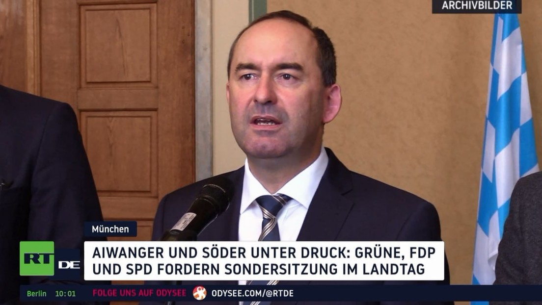 Aiwanger und Söder unter Druck: Grüne, FDP und SPD fordern Sondersitzung im Landtag