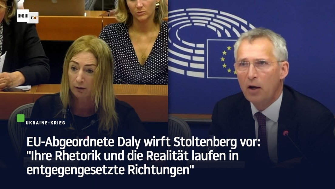 EU-Abgeordnete Daly zu Stoltenberg: Rhetorik und die Realität laufen in entgegengesetzte Richtungen